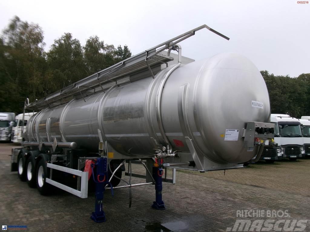  Parcisa Chemical tank inox L4BH 21.2 m3 / 1 comp + Naczepy cysterna