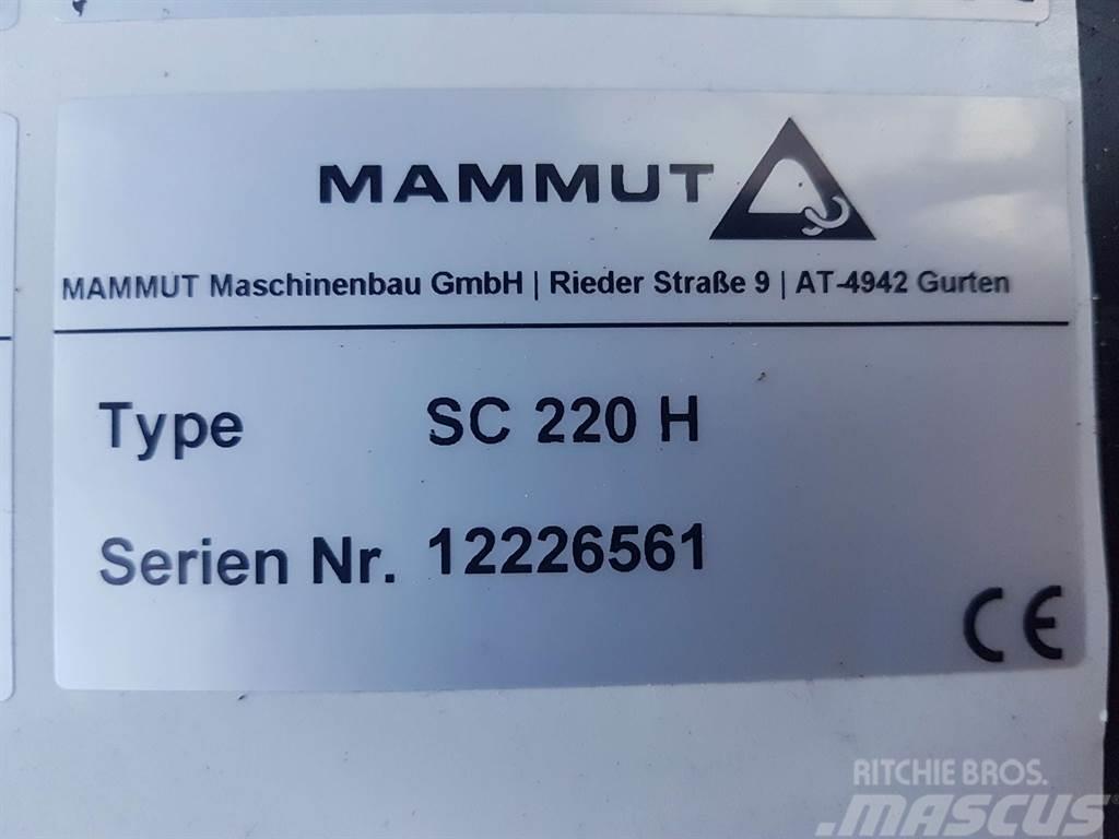 Mammut SC220H - Silage cutter/Silageschneider/Kuilhapper Karmniki dla zwierzat