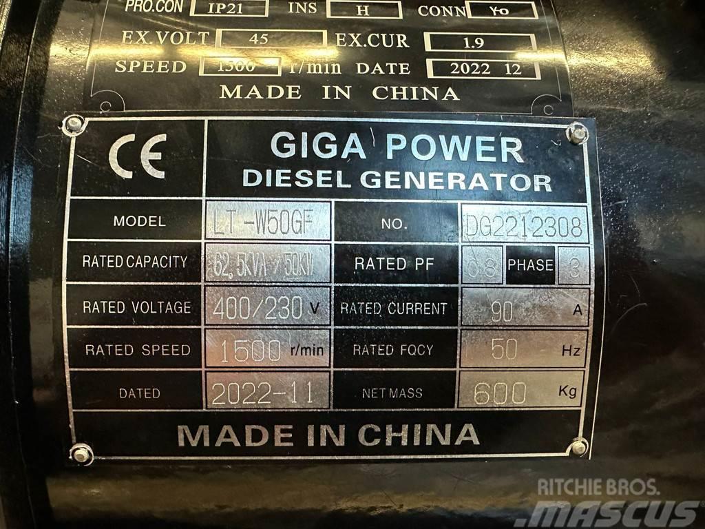  Giga power LT-W50GF 62.5KVA open set Agregaty prądotwórcze inne