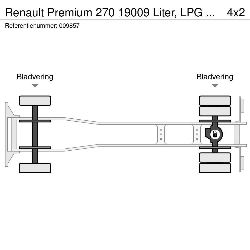Renault Premium 270 19009 Liter, LPG GPL, Gastank, Steel s Cysterna