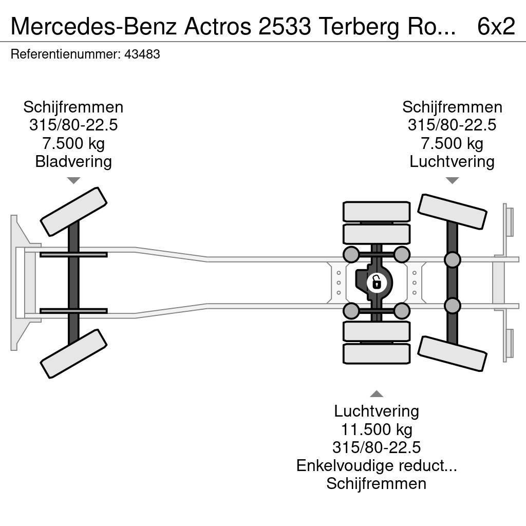 Mercedes-Benz Actros 2533 Terberg RosRoca 23m³ Śmieciarki