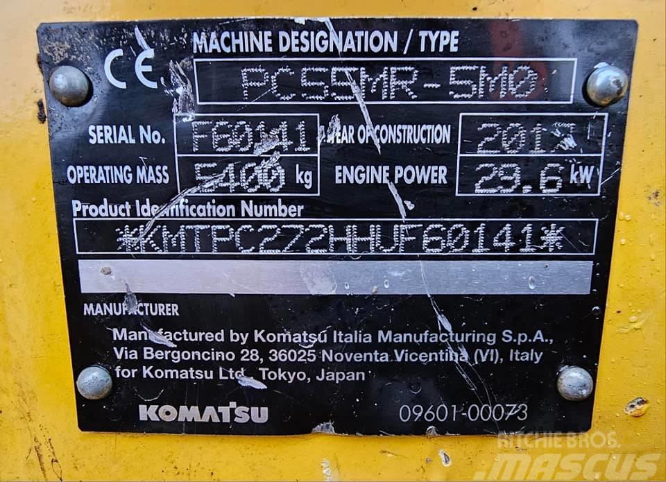 Komatsu PC55 MR-5M0 Minikoparki