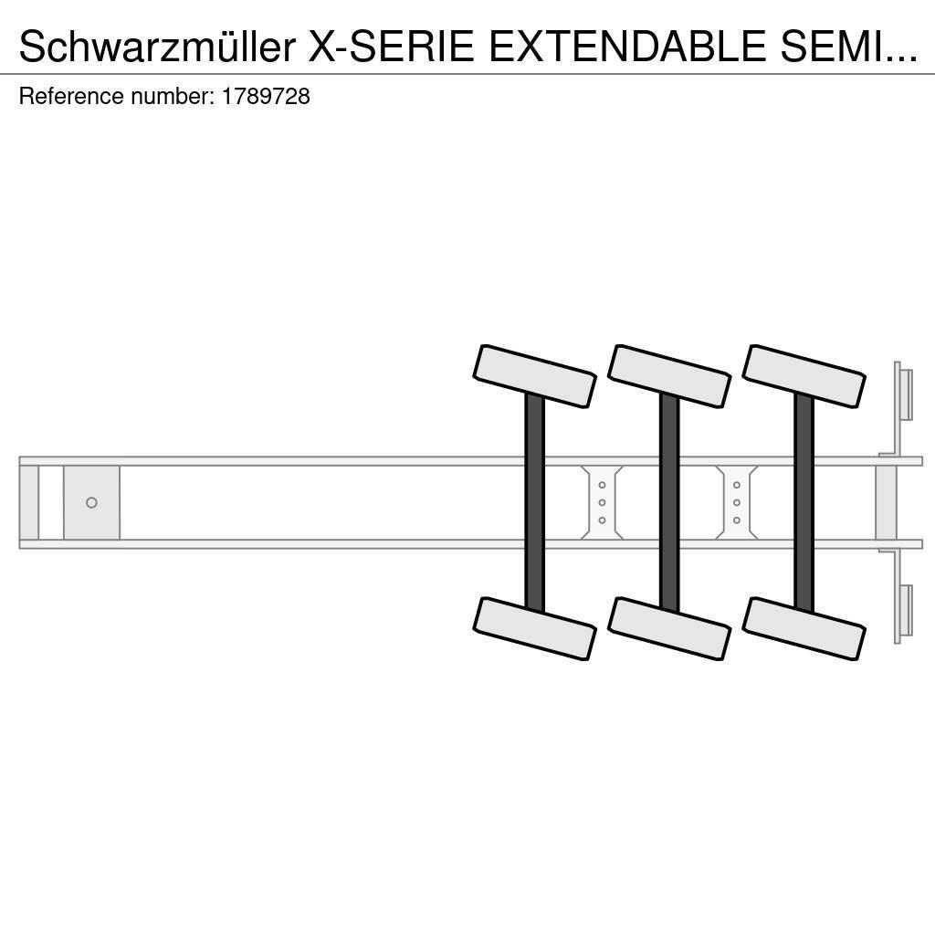Schwarzmüller X-SERIE EXTENDABLE SEMI LOWLOADER/DIEPLADER/TIEFLA Naczepy niskopodłogowe
