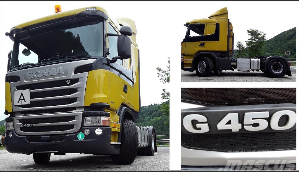 Scania G450/KIPPHYDRAULIK/ZUGMASCHINE/ERSTBESITZ/TOP! Ciągniki siodłowe