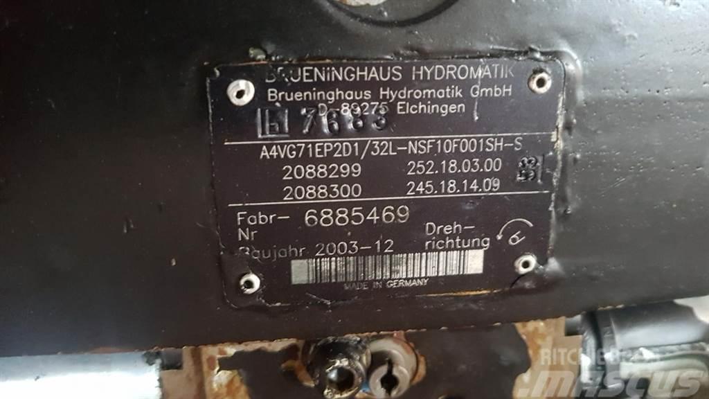 Brueninghaus Hydromatik A4VG71EP2D1/32L - Drive pump/Fahrpumpe/Rijpomp Hydraulika