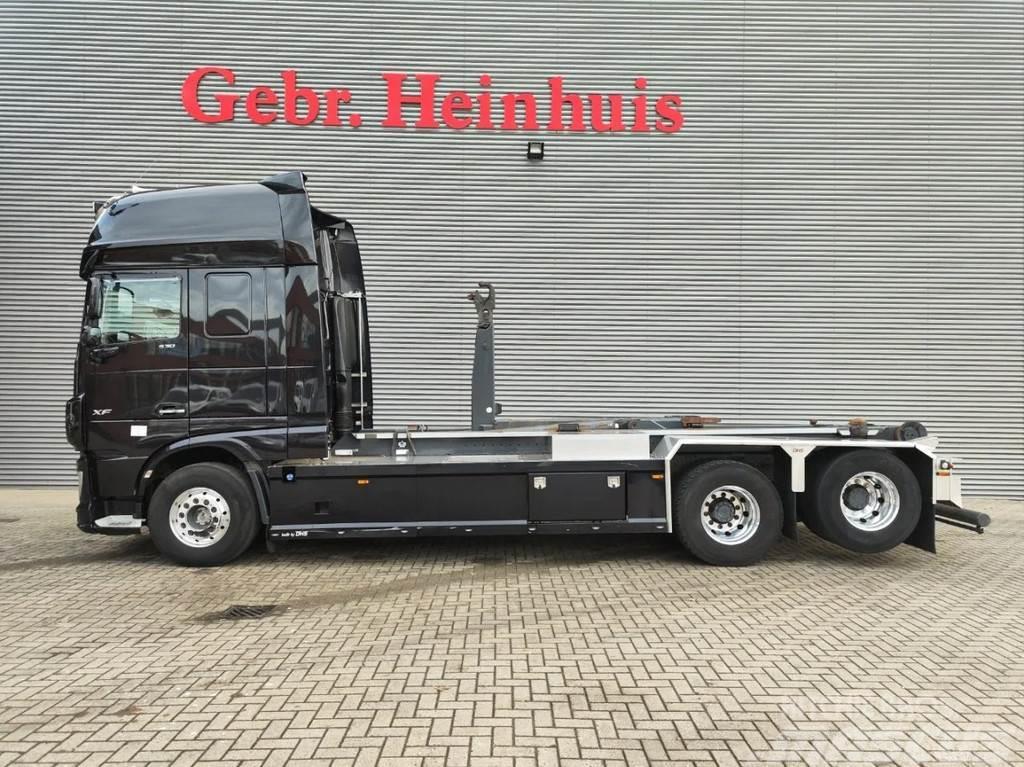 DAF XF 530 6x2*2 Euro 6 VDL 25 Tons Hooklift NL Truck! Hakowce