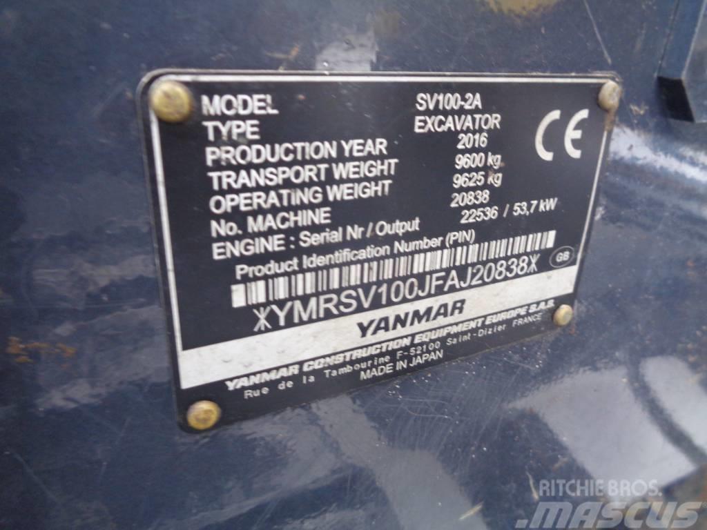 Yanmar SV 100-2 Midikoparki  7t - 12t