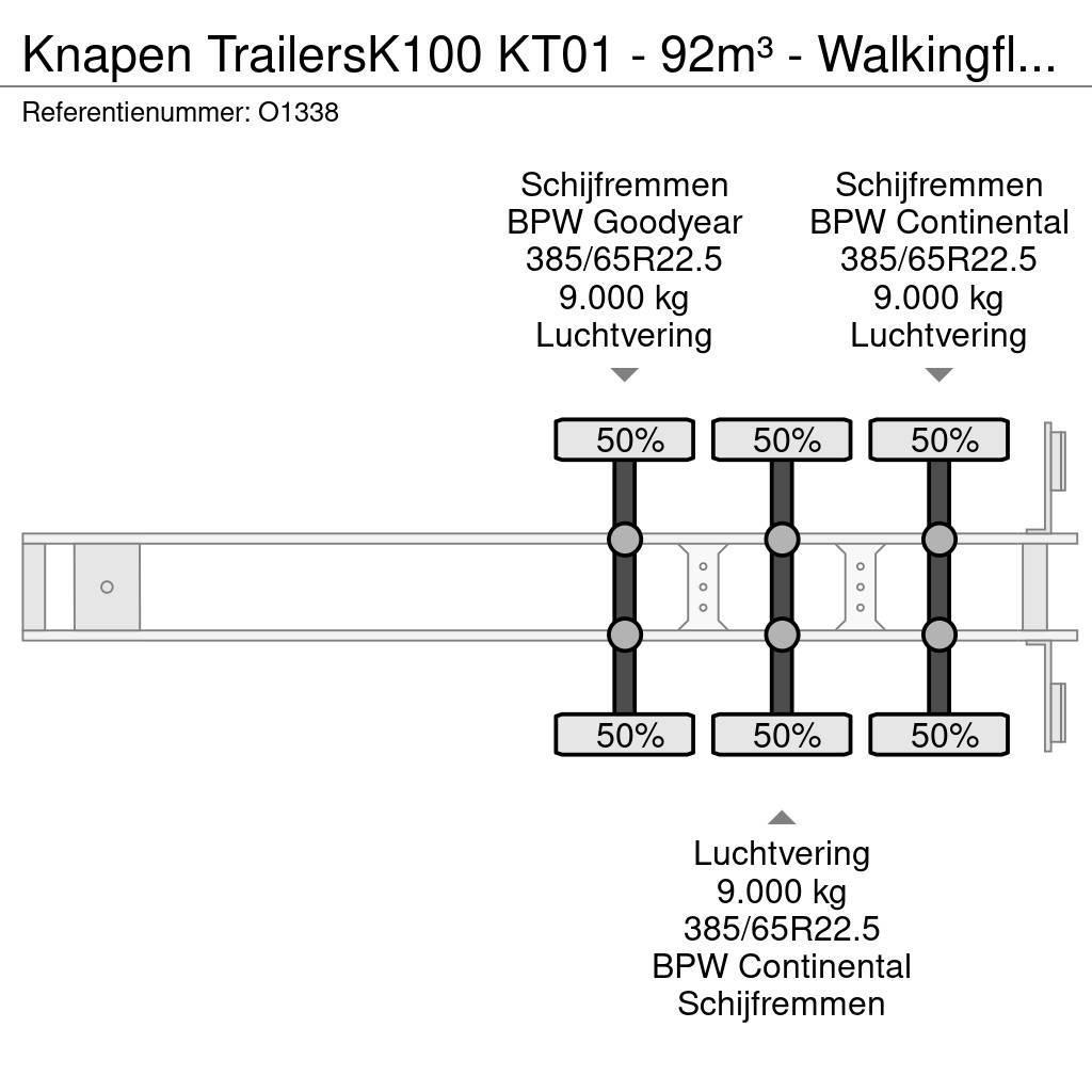 Knapen Trailers K100 KT01 - 92m³ - Walkingfloor - Gegalva Naczepy z ruchomą podłogą