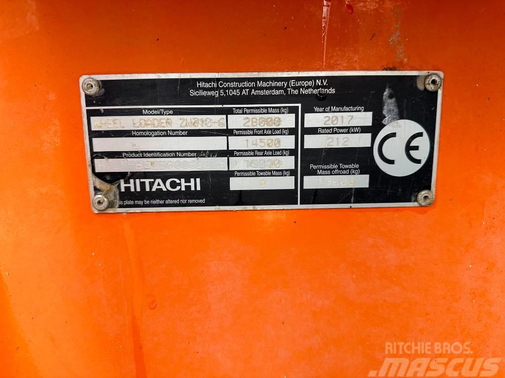 Hitachi ZW  310-6 Wagge Ładowarki kołowe
