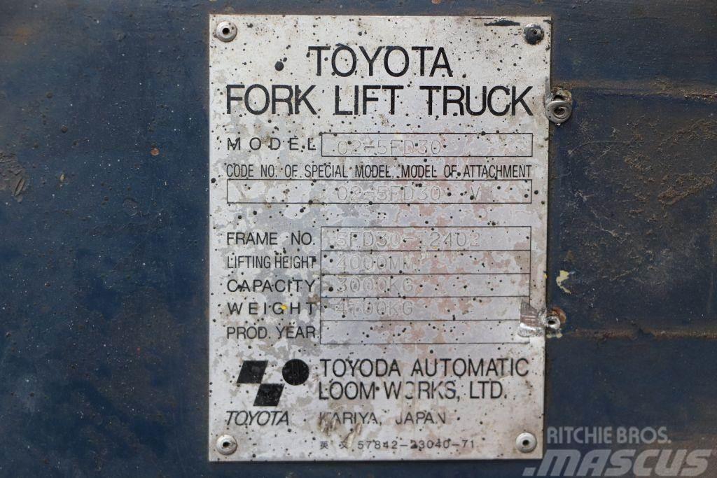 Toyota 02-5FD30 Wózki Diesla