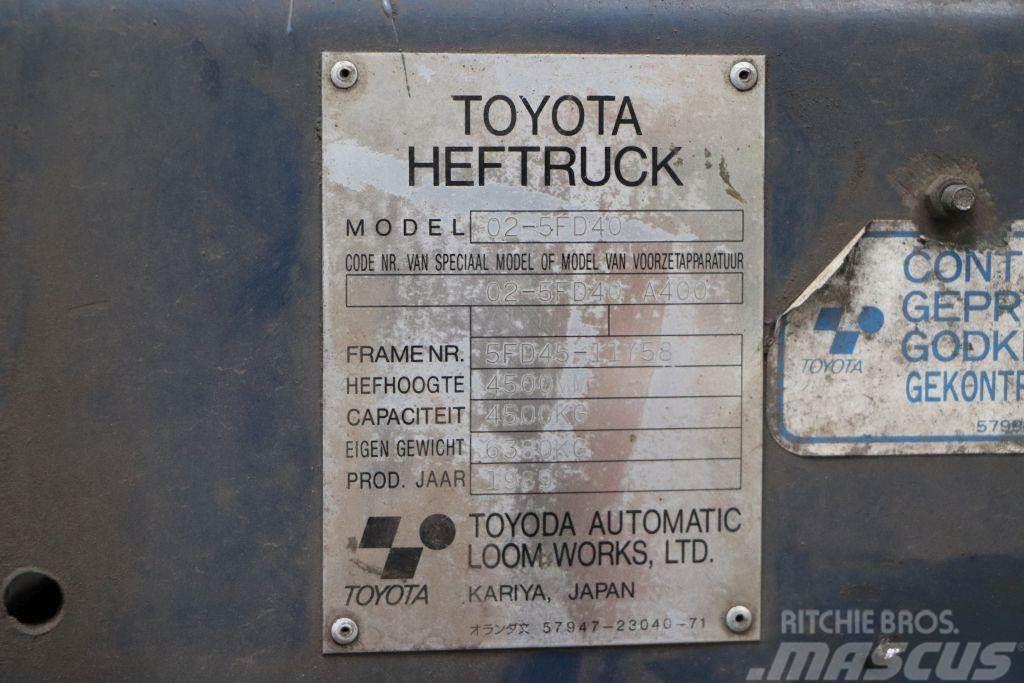 Toyota 02-5FD40 Wózki Diesla