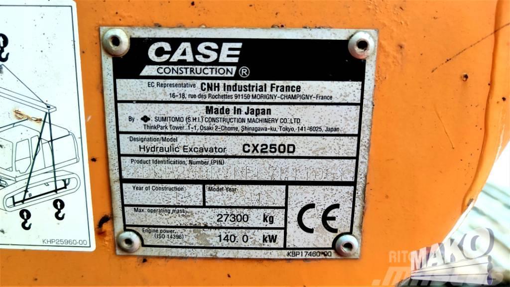 CASE CX 250 D Koparki gąsienicowe