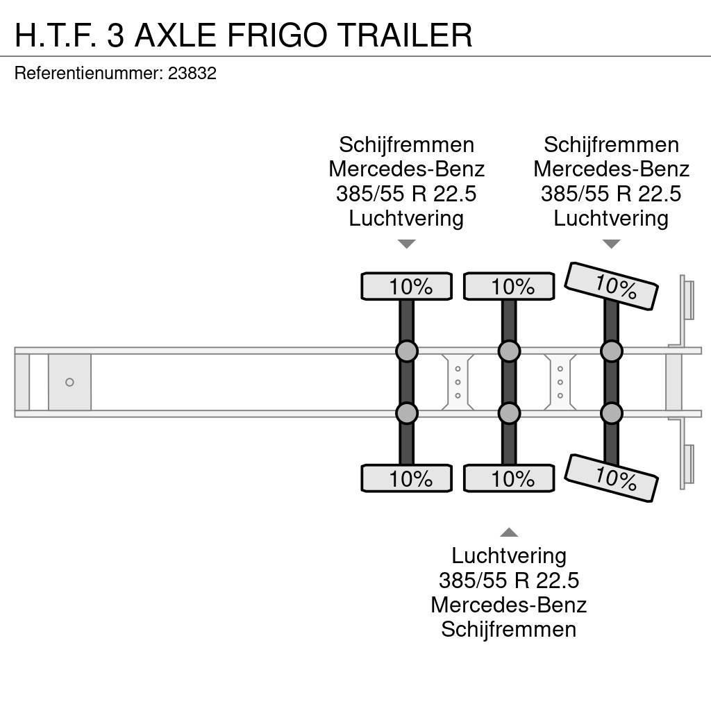  H.T.F. 3 AXLE FRIGO TRAILER Naczepy chłodnie