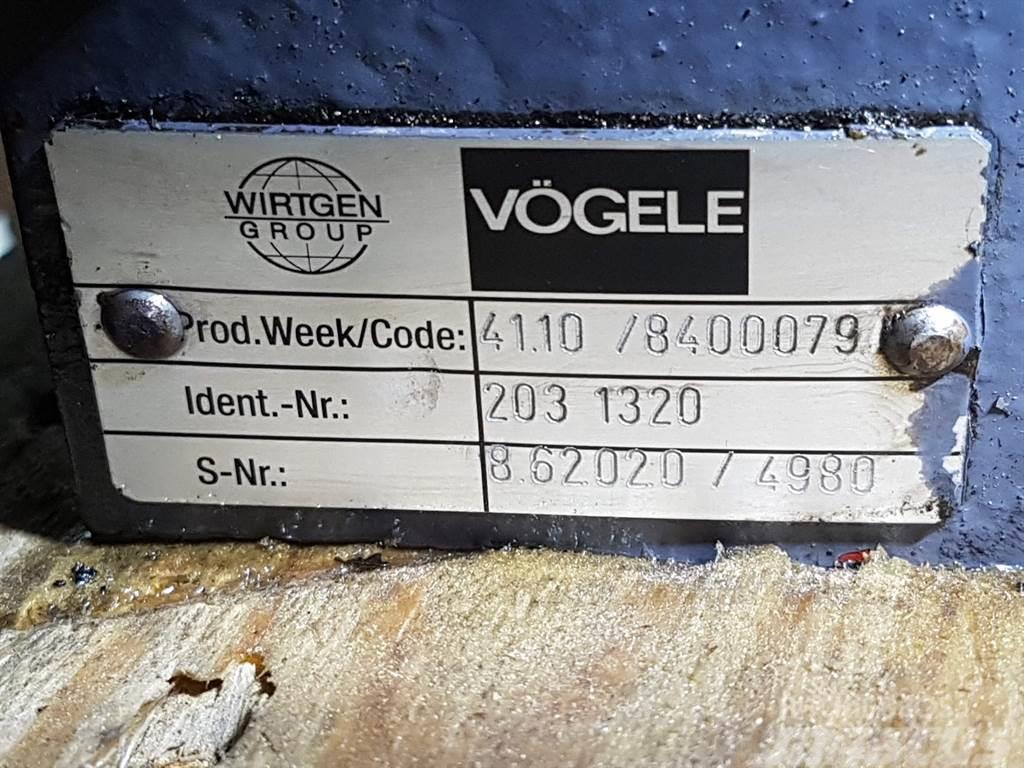 Vögele SUPER 1600/1603/1800/1803- 2031320 -Transmission Przekładnie i skrzynie biegów