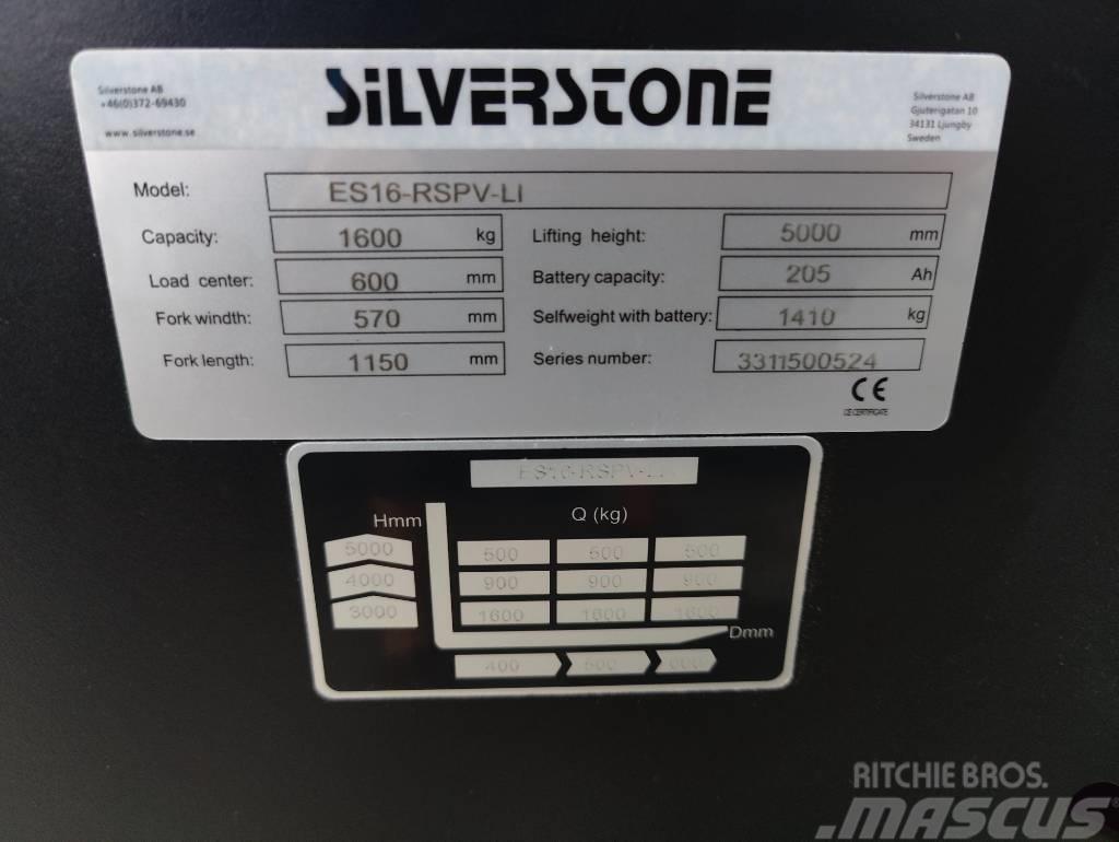 Silverstone ES16-RSPVLI-5000 LI-ION AKULLA, TARJOUS! Samojezdne maszyny do załadunku