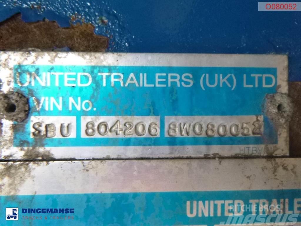 United TRAILERS Tipper trailer alu 52 m3 + tarpaulin Naczepy wywrotki / wanny