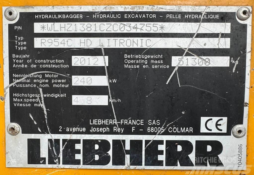 Liebherr R 954 C HD Koparki gąsienicowe