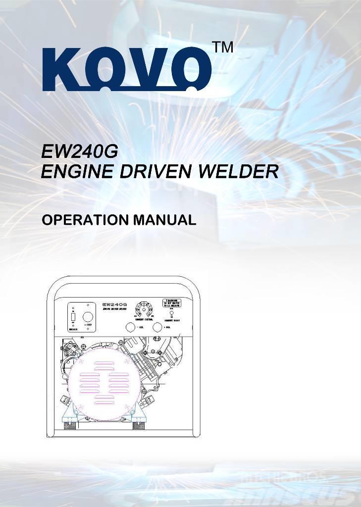  New Kohler powered welder generator EW240G Urządzenia spawalnicze