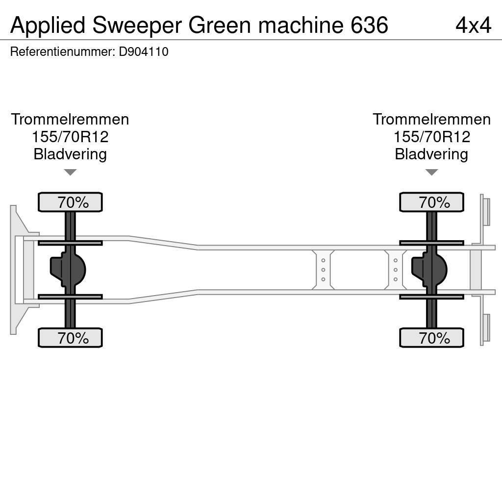 Applied sweeper Green machine 636 Kombi / koparki ssące