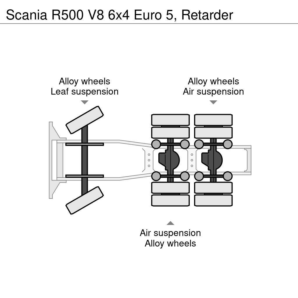 Scania R500 V8 6x4 Euro 5, Retarder Ciągniki siodłowe