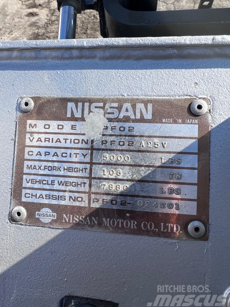 Nissan PF02A25V Wózki widłowe terenowe