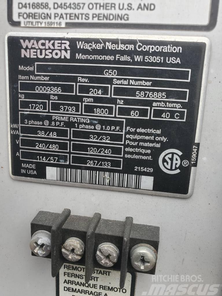 Wacker Neuson G 50 Agregaty prądotwórcze Diesla