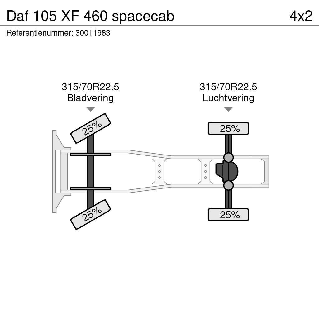 DAF 105 XF 460 spacecab Ciągniki siodłowe