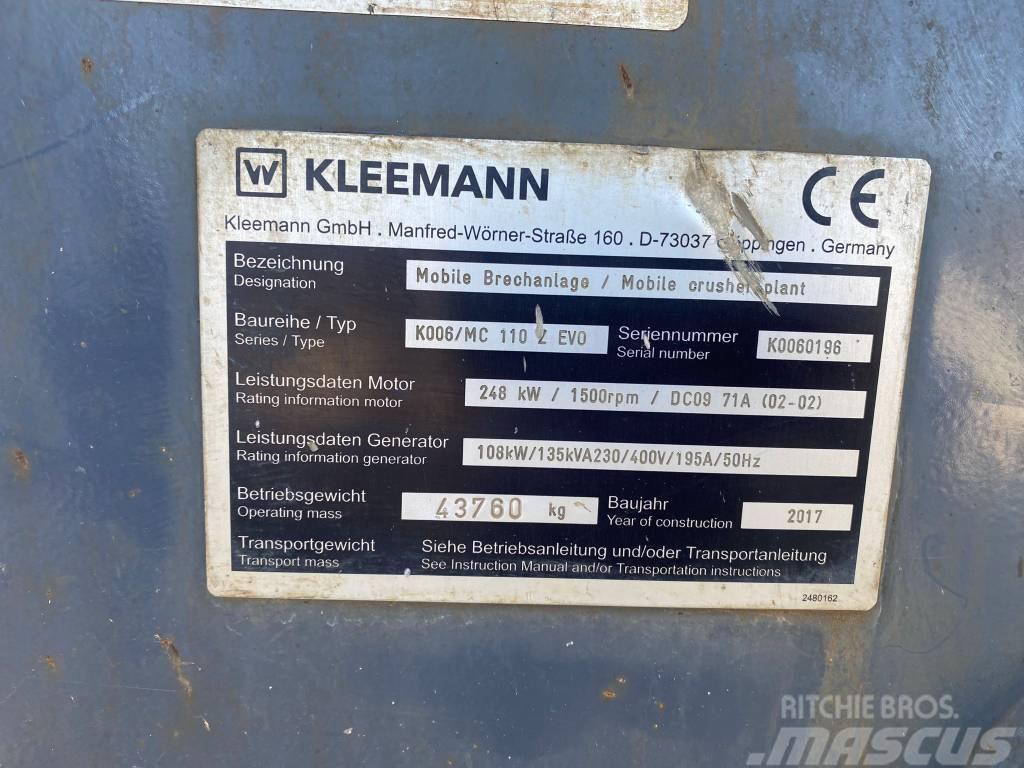 Kleemann MC 110 Z Evo Kruszarki mobilne