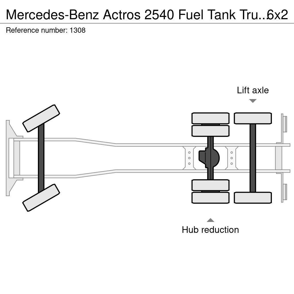 Mercedes-Benz Actros 2540 Fuel Tank Truck 20.700 Liters 6x2 V6 E Cysterna