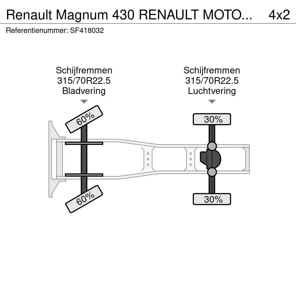 Renault Magnum 430 RENAULT MOTOR / AIRCO Ciągniki siodłowe