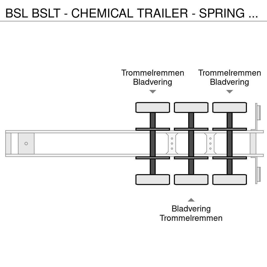BSL T - CHEMICAL TRAILER - SPRING SUSPENSION Naczepy cysterna