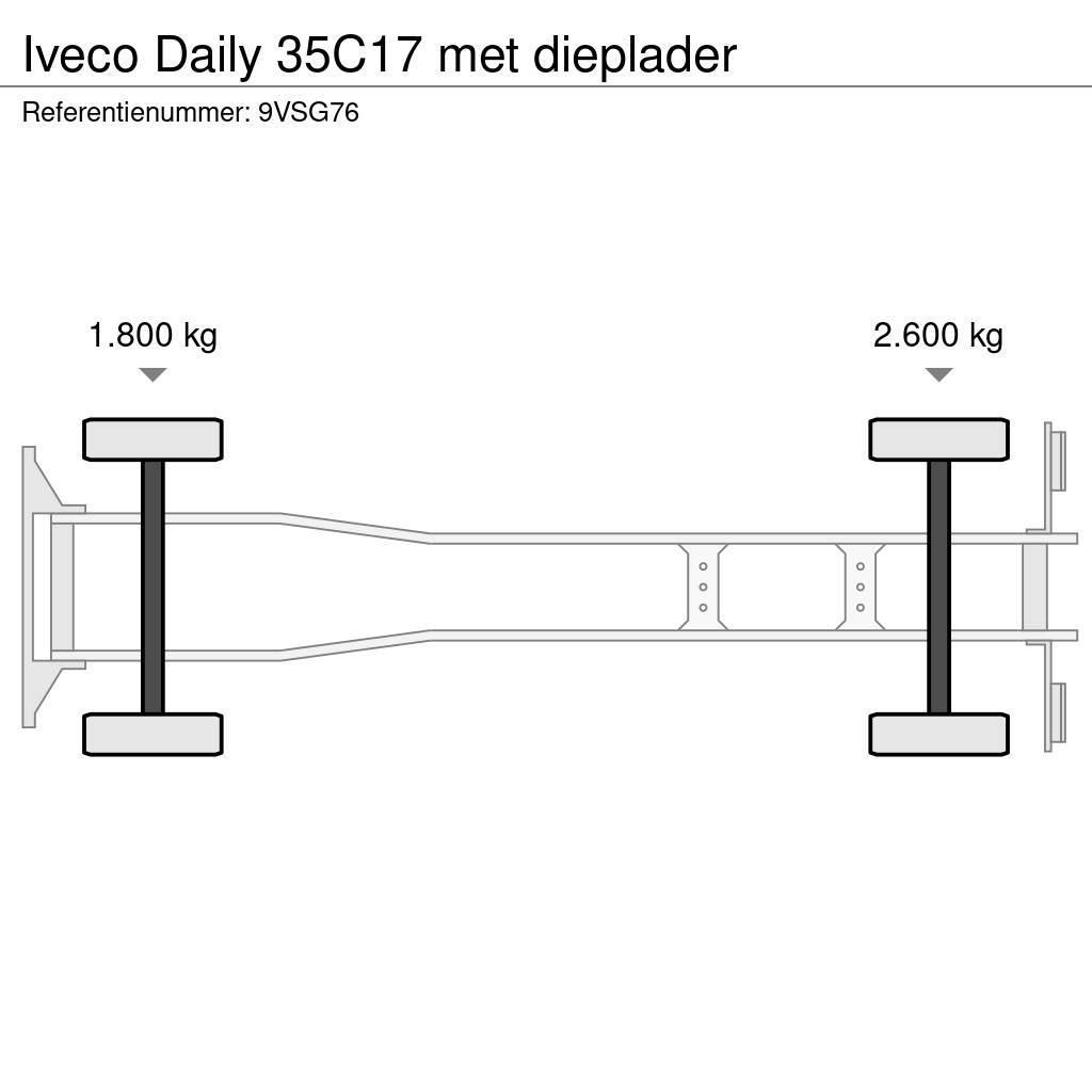 Iveco Daily 35C17 met dieplader Pojazdy do transportu samochodów