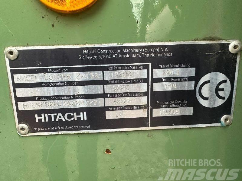 Hitachi ZW 150 Ładowarki kołowe