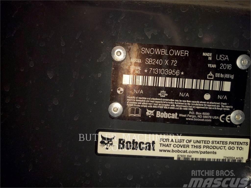 Bobcat SB240 X72 Pługi wirnikowe
