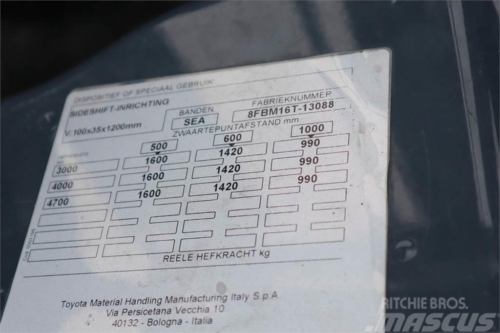 Toyota 8FBM16T  Valid inspection, *Guarantee! Electric, 5 Wózki Diesla