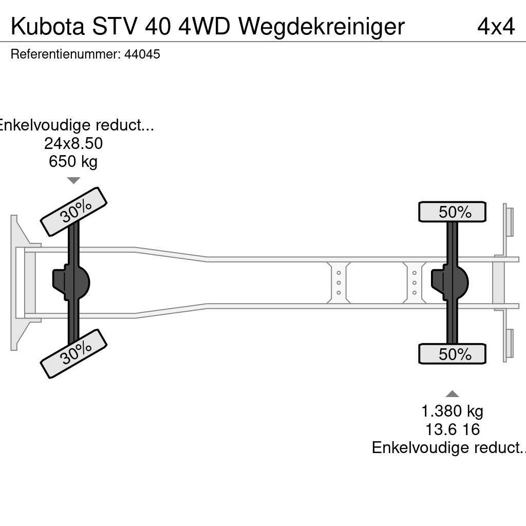 Kubota STV 40 4WD Wegdekreiniger Zamiatarki