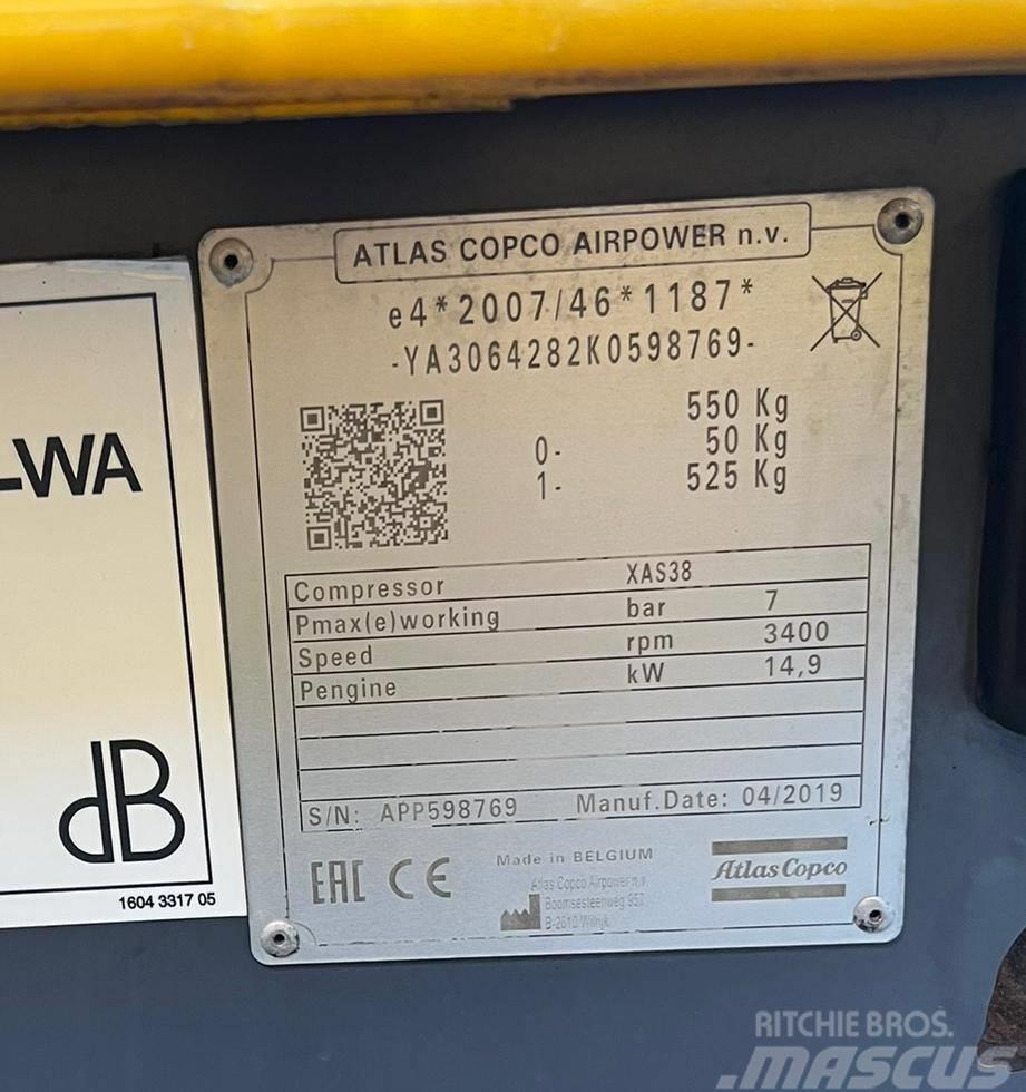 Atlas Copco XAS 38 Kompresory