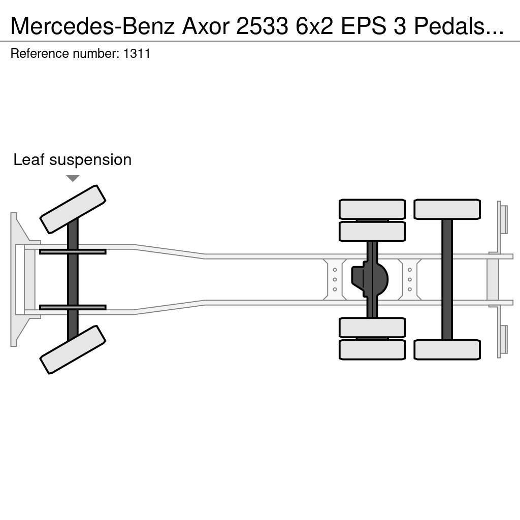 Mercedes-Benz Axor 2533 6x2 EPS 3 Pedals Chassis Cab Good Condit Pojazdy pod zabudowę