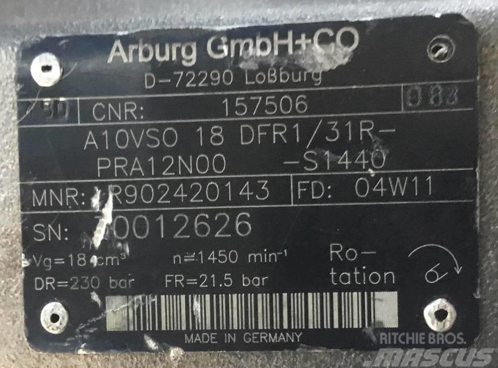  Arburg Gmbh+CO A10vs018 Hydraulika