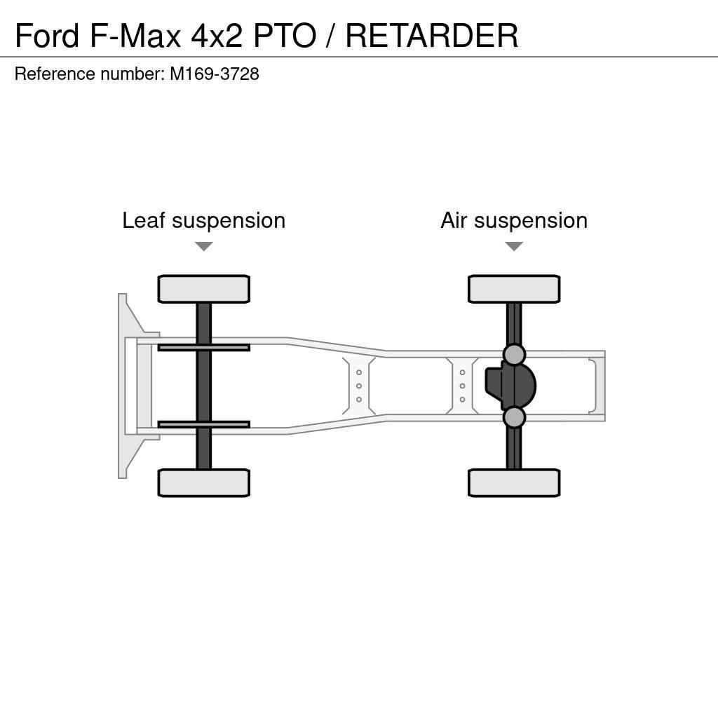 Ford F-Max 4x2 PTO / RETARDER Ciągniki siodłowe