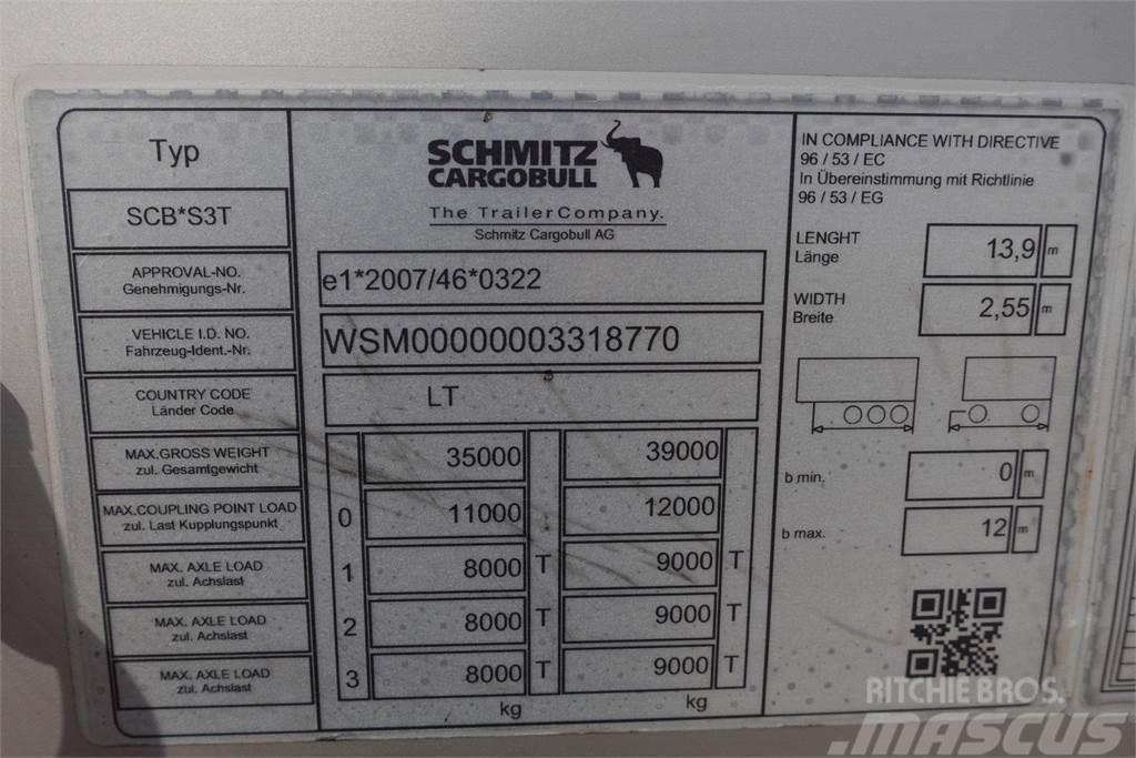 Schmitz Cargobull SCS24 Standart Curtainsider Varios, ARM, ALU, LR Przyczepy firanki