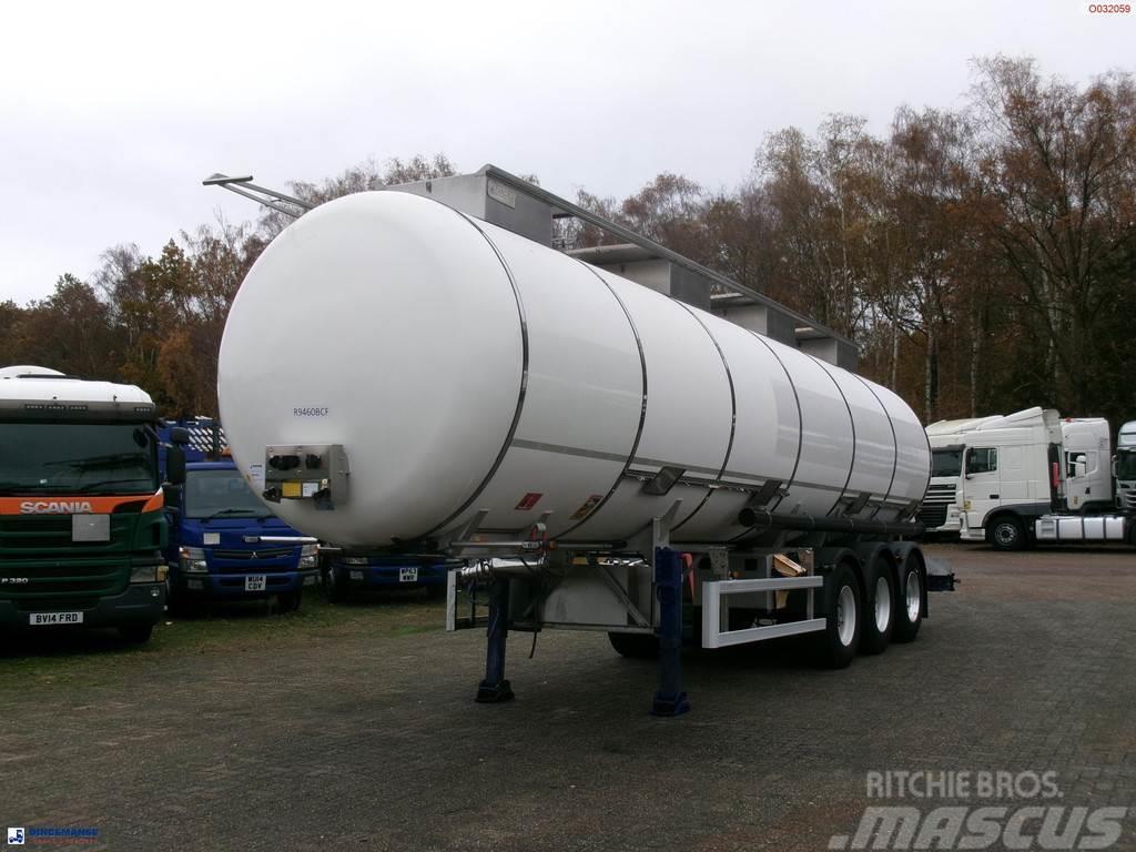  Parcisa Chemical tank inox L4BH 34.3 m3 / 4 comp / Naczepy cysterna