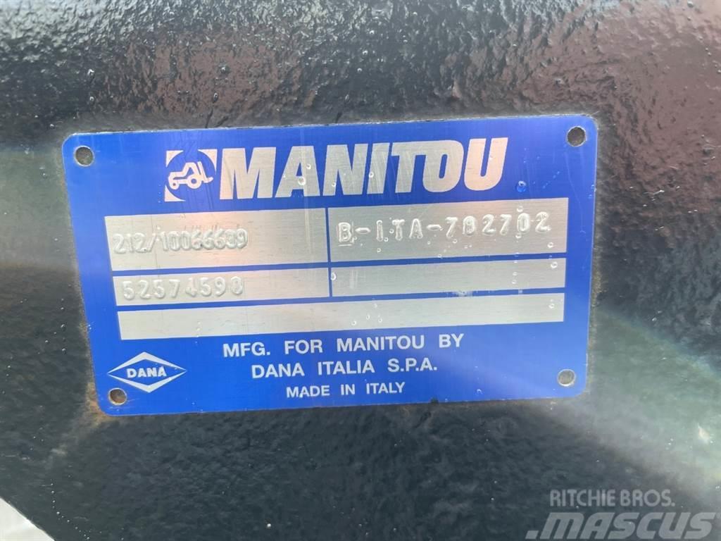 Manitou MLT1040-52574598-Spicer 212/10066639-Axle/Achse/As Mosty, wały i osie