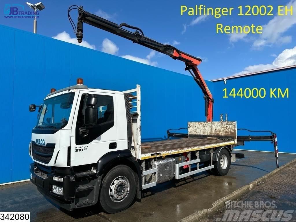 Iveco Stralis 310 EURO 6, Palfinger, Remote, Bladvering Ciężarówki typu Platforma / Skrzynia