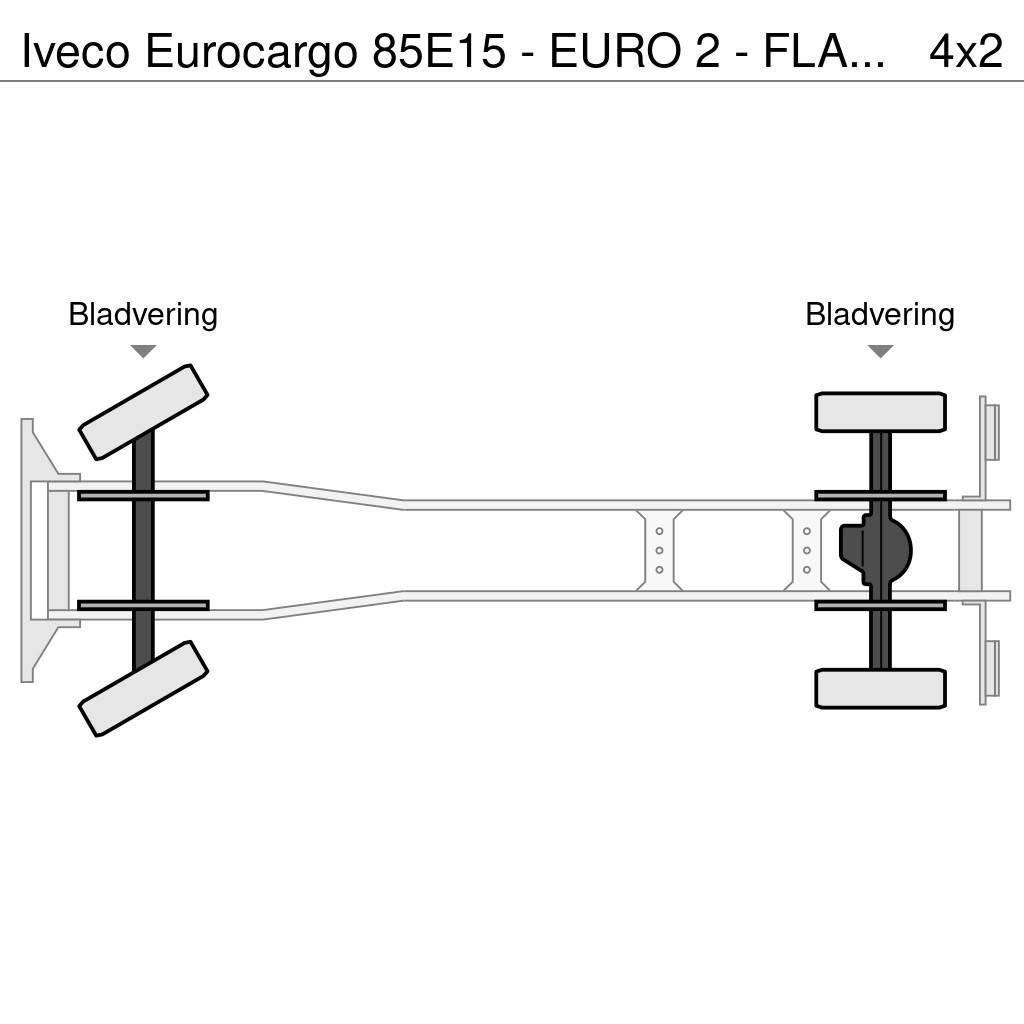 Iveco Eurocargo 85E15 - EURO 2 - FLATBED Ciężarówki typu Platforma / Skrzynia