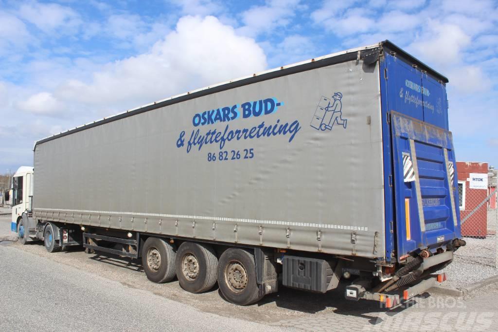 Schmitz Cargobull 3 akslet gardin trailer med lift - skyde/hævetag Naczepy firanki