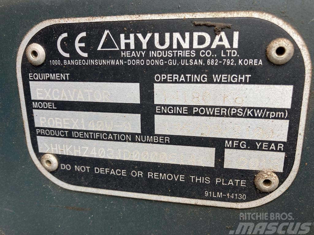 Hyundai Robex 140 W-9 Koparki kołowe