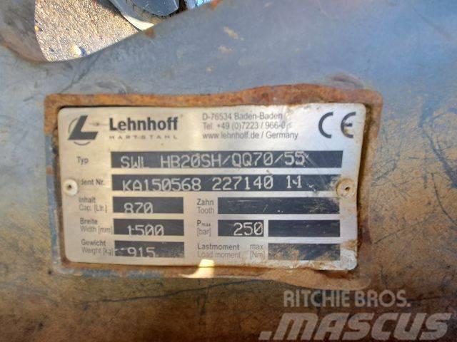 Lehnhoff Uni-Schwenktieflöffel f. OQ70/55 Łyżki do koparek