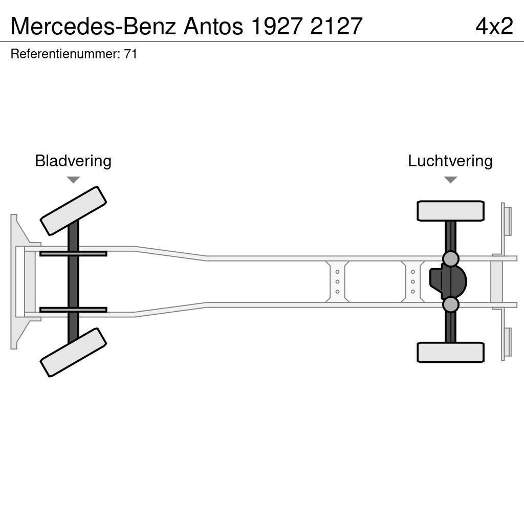 Mercedes-Benz Antos 1927 2127 Samochody ciężarowe ze skrzynią zamkniętą