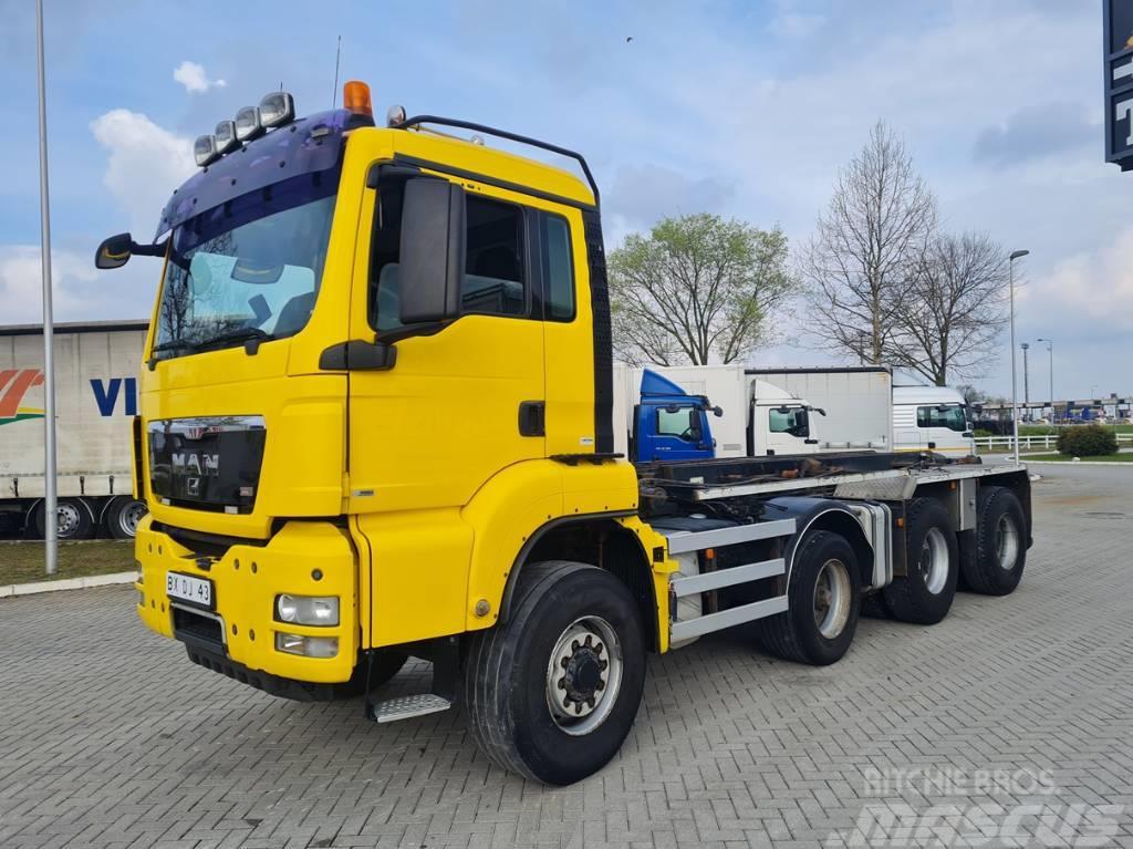 MAN WVT / total mass 42t / 8x6 / NL brif Ciężarówki z wymienną zabudową